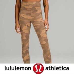 Lululemon Athletica Align HR Heritage Camo  Pants New